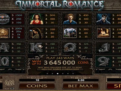 Видеослот Immortal Romance