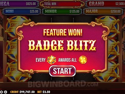 Игровой аппарат Badge Blitz