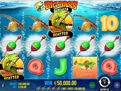Игровой аппарат Big Bass Bonanza