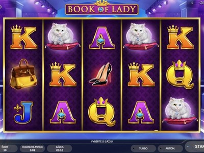 Слот Book Of Lady производителя Endorphina